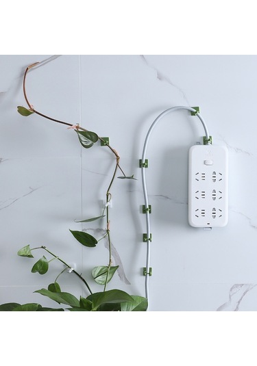 50pcs Bitki Tırmanma Duvarı Toka Asma Tracess Bitki Fixer Kendi Kendinden Yapışkan Kancalar Yeşil , Boyut:orta