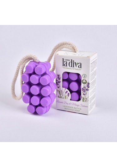 Laa Diva Lavanta Duş Ve Masaj Sabunu - Mor - 120 Gr Çok Renkli
