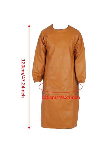 Suntek Kaynak Önlüğü, Dövme Ahşap İşleri İçin Cepli Kahverengi