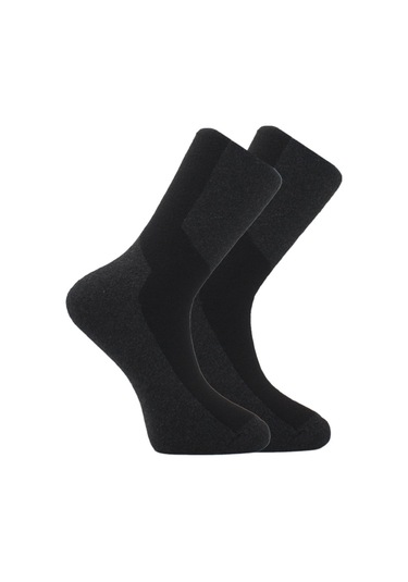 Erkek Havlu Pamuklu Kışlık Çok Renkli Soket Çorap Termal 4'lü Paket Çok Renkli