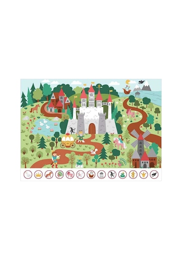 Neverland Ara Ve Bul Magıc Unicorn Sihirli Tek Boynuzlu At 50 Parça Puzzle Nl414