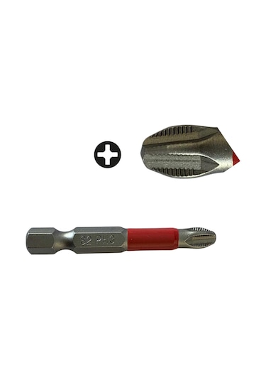 Vandor Anti Slip Bit Kaydırmaz Bits S2 Yüksek Kalite Çelik Ph3 50 - 729927867335