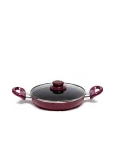 Granit Sahan, Yanmaz Yapışmaz 20 Cm Çift Kulplu Kapaklı Tava