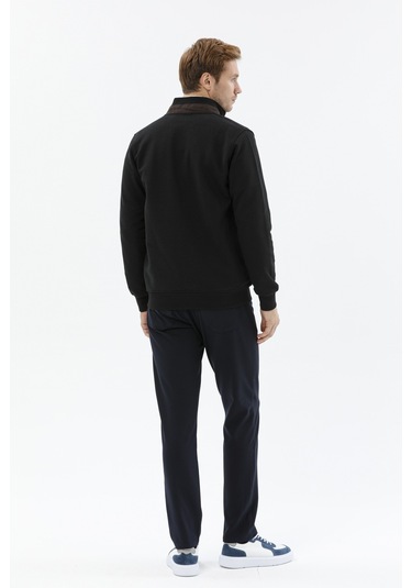 Finesuits Erkek Pike 3 İplik Sweatshirt 242209015.p3phrkr Siyah