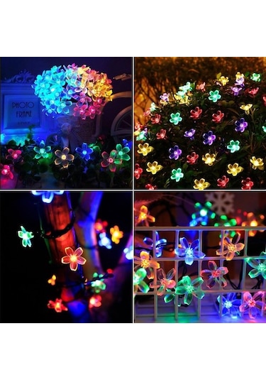 Solar 5m 50 Led Papatya Rgb 8 Fonksiyonlu -
