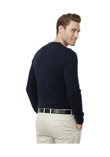 Deepsea Lacivert Dar Kesim Likralı Erkek Triko Kazak Bisiklet Yaka Şık Tasarım 2605433 Lacivert Deepsea Lacivert Dar Kesim Likralı Erkek Triko Kazak Bisiklet Yaka Şık Tasarım 2605433 Lacivert