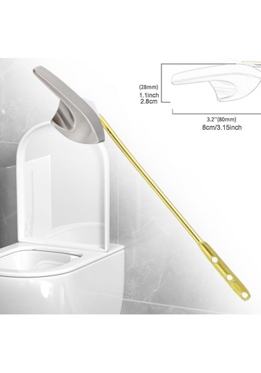 Suntek Ön Tuvalet Kolu Parçası Rezervuarı Tankı Ev Gümüş