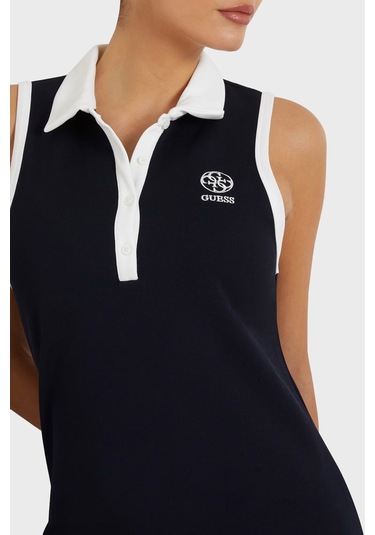 Guess Bayan Elbise V4gk02 Kbfb2 A71w Lacivert