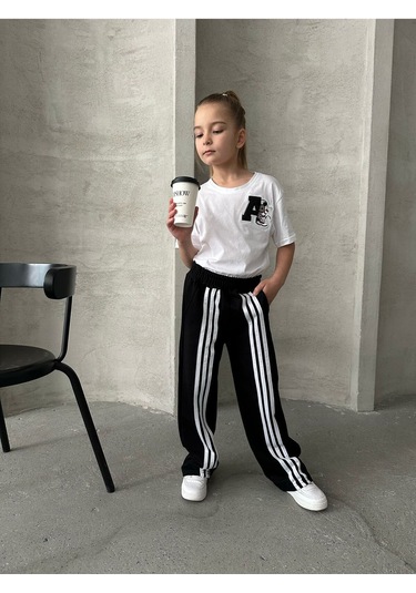 Kız Çocuk Eşofman Takım Beyaz