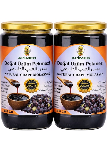 Doğal Üzüm Pekmezi 2 800 Gr %100 Katkısız & Geleneksel