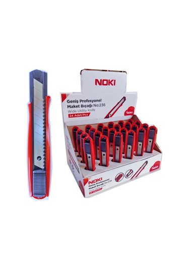 Noki Geniş Profesyonel Maket Bıçağı No:236