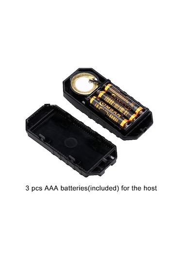 Yunboo Kross Kenar Su Geçirmez Bisiklet Alarmı, Kumanda Kontrol, Titreşim Sensörü, Sos Fonksiyonu, Dayanıklı Pc Kasa, 3 Zil Sesi Sf22r