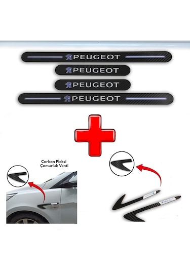 Peugeot Grubu Carbon Kapı Eşiği + Carbon Çamurluk Venti (552309003)