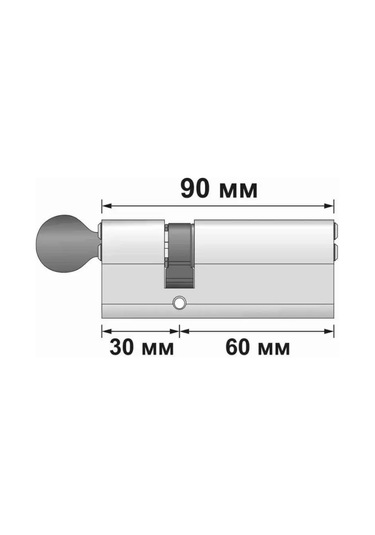 Msm Locks Kilit Çevirmeli Anahtarı 90 Mm 30x60 95699636