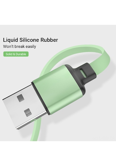 Singree 3'ü 1 Arada Hızlı Şarj Kablosu - Lightning/type-c/micro Usb - 120cm Esnek Silikon