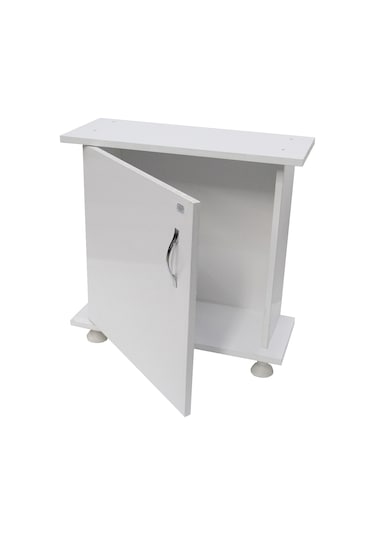 Kanki Pet  50 Cm Akvaryum Sehpa Beyaz Düz  50x23x67