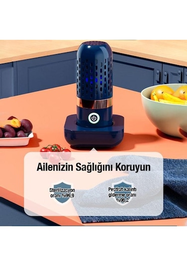 Coofbe Bakliyat Meyve Sebze Yıkama ve Dezenfekte Makinesi Su Geçirmez OH-arıtma Tarım İlacı Dezenfekta