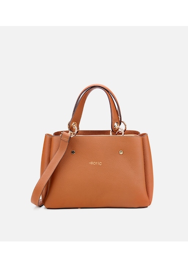 Hotiç Kadın Deri Taba Omuz Çantası 03cah309180a370 Taba