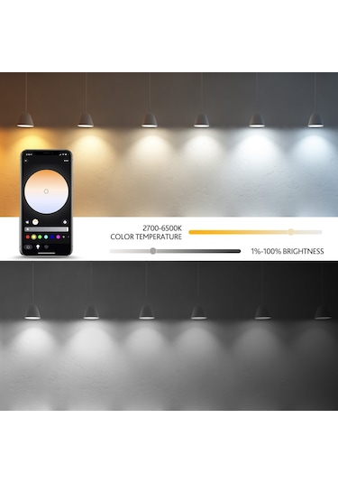 Cbtx Zj-bwbl1h-rgbww-6p 6pcs 10w Akıllı Ampuller Led Ampuller