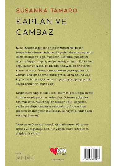 Kaplan ve Cambaz - Susanna Tamaro - Can Çocuk Yayınları