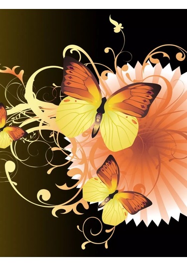 Gregorange Dekoratif 3d Kelebekler 48 Adet, İç Mekan Çıkartmaları, 208769069 Violet