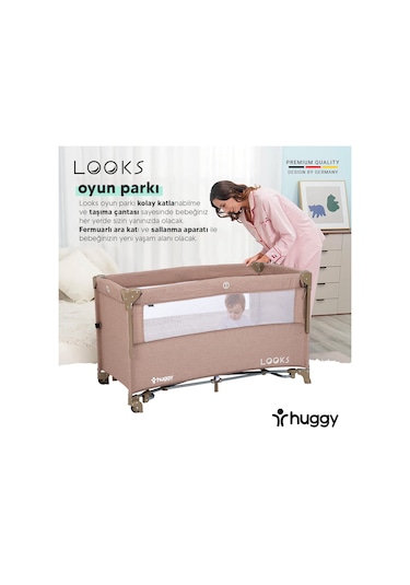 Huggy Looks 5 In 1 Anne Yani Park Yatak Oyun Parkı+Yatak