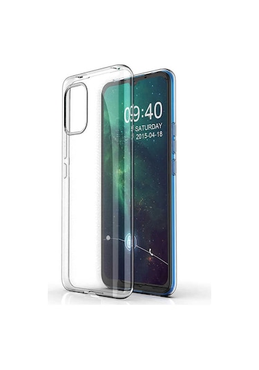 Xiaomi Mi 10 Lite Kılıf Zore Şeffaf Ince Ve Esnek Süper Silikon Renksiz
