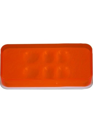 Gateesat Sarı Plastik Dental Karıştırma Kutusu 8 Bölmeli Kapaklı Kompozit Reçine Organizer