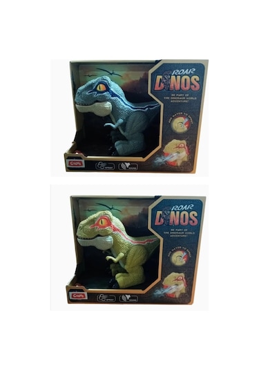 Işıklı Sesli Buhar Çıkaran Dinozor