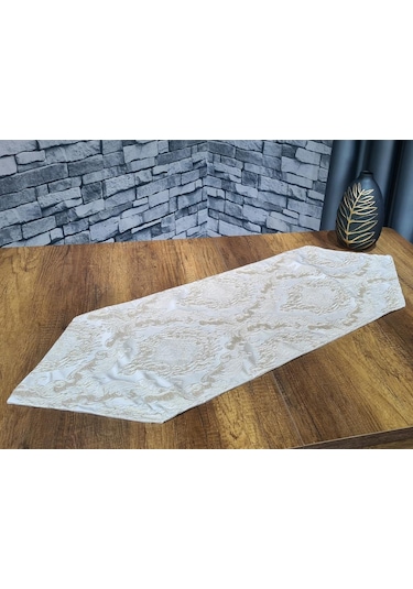 Çeyiz Diyarı Mina Lüx Runner Krem