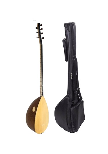 Piarro Profesyonel Uzun Sap El Oyması Dut Ağacı Bağlama 43 Tekne Mat Cila