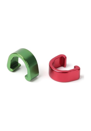 Kırmızı 6 Adet/12 Adet Mtb Bisiklet Fren Kablosu/attırıcı Hattı Kasa Alüminyum Alaşı Şeklinde Toka Klipsler Bisiklet Aks. 56373341 Kırmızı