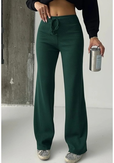 Fit Comfort Bej Salaş Pantolon Petrol Yeşili A6011 Yeşil