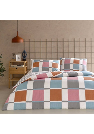 Taç Loxa Ranforce Tek Kişilik Nevresim Takımı Turuncu 000000001000051122 Turuncu