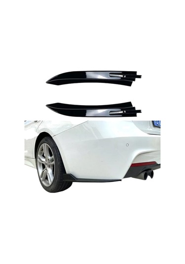 Bmw F30 M Tech (2012 - 2018) Uyumlu Arka Tampon - Flap (plastik)