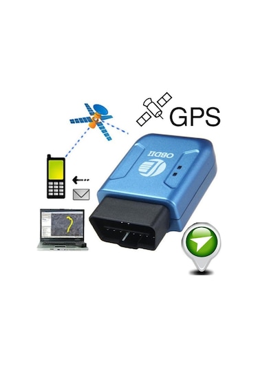 Sones Tk206 2g Gps Obd2 Titreşim Alarmı Gsm Gprs Mini Gps Araç Takip Cihazı Mavi
