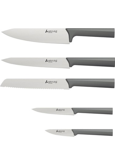 Aryıldız Pro Edge 6 Parça Bıçak Seti 257876 Siyah