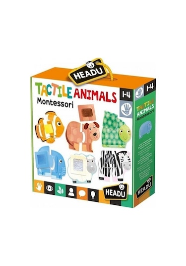 Carioca Headu It20188 Tactile Animals Montessori