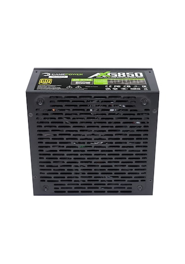 Gamepower Axg-850 14cm 80+ Gold Atx3.0 Pcı-e5.0 850w Power Supply