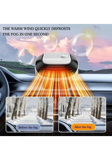 Wondernest Oto Kış Kaloriferi Jialan İsıtmalı İsıtma Hızlı Elektrikli 120w Xc