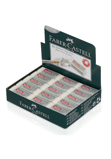 Faber-castell Öğrenci Silgisi Dust Free 30 Lu Beyaz