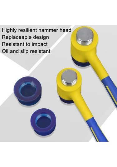 Pazly 45mm Çıkarılabilir Yer Karosu Kurulumu Yumuşak Kapı Pencere Çekiç, Elastik, Dayanıklı, Rahat Kullanışlı