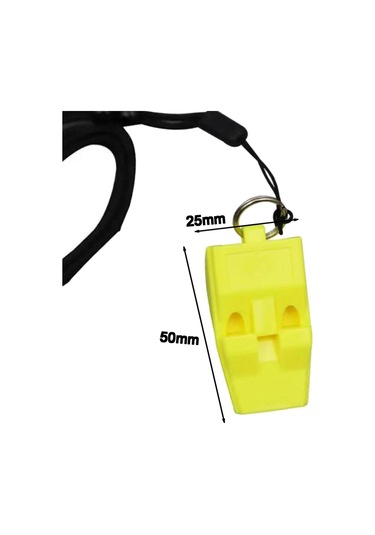 Suntek Spor Düdüğü Antrenörleri Futbol Yürüyüşü Sarı