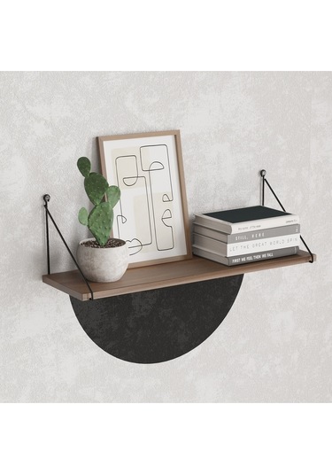 Decormet Armoni Raf Seti 1 Raflı 200 720 Ceviz Çok Renkli