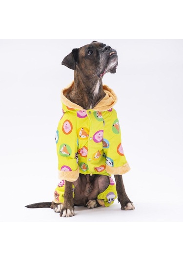 Yeşil Animals Büyük Köpek Mont Büyük Irk Yağmurluk Köpek Kıyafeti