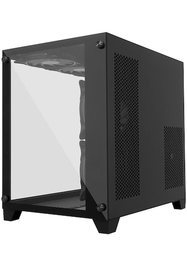Gameforce Liquid Mini 6x120 MM RGB Fanlı Micro ATX Oyuncu Bilgisayar Kasası