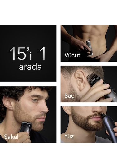 Braun Hepsi Bir Arada Series 7, 15'i 1 Arada Tıraş Kiti, Problade, Autosense, Aıo7580