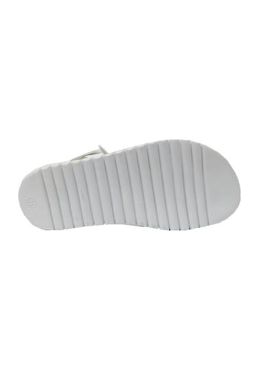 Gökkuşağı Anatomik Filet Çocuk Sandalet Beyaz