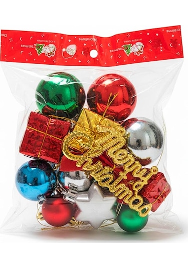 Kızılkaya Yılbaşı Ağacı Süsü Karışık 13 Parça 2505117