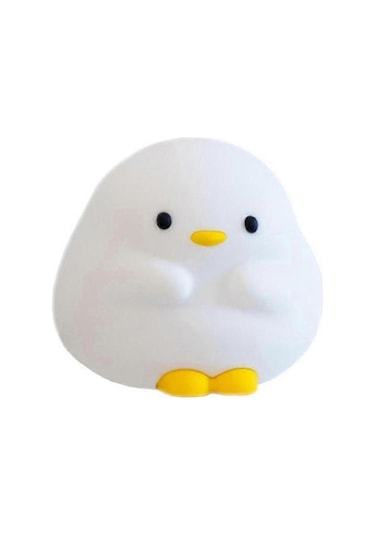 Ördek Lambası, Sevimli Ördek Lambası, 30 Dakikalık Zamanlayıcılı, Şarj Edilebilir Yumuşak Silikon Gece Lambası